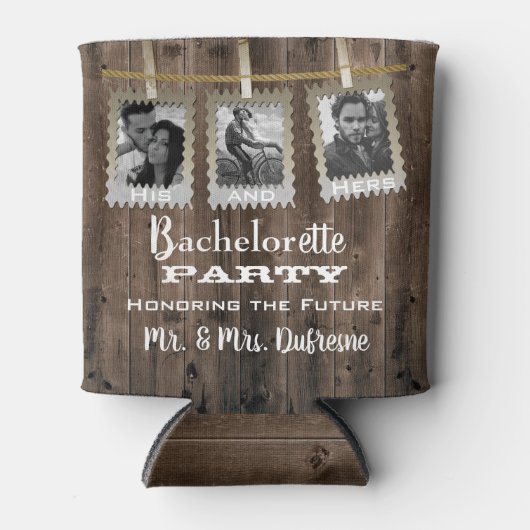 Combo Bachelor/Bachelorette Party w/Foto's Blikjeskoeler (Voorkant)