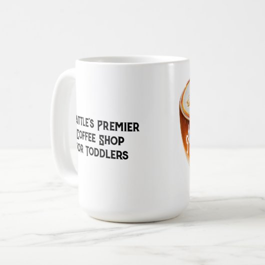 Combo Mok, 15 oz koffie Mok (Voorkant links)