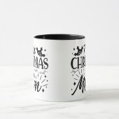 Combo Mok - Eerste kerst als mama, zwart, wit (Midden)
