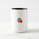 Combo Mok | Globe Hart | Stijlvolle Gift Cup (Midden)