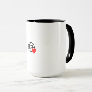 Combo Mok Globe Hart Stijlvolle Gift Cup