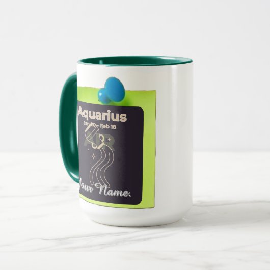 Combo Mok M11 #PinnedMyZodiac! Waterman (Voorkant links)