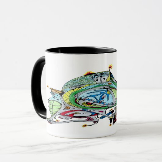 Combo Mok met Art of Spaceship 1 A.1 (Voorkant links)