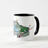 Combo Mok met Art of Spaceship 1 A.1 (Voorkant rechts)