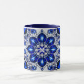 Combo Mok met wit blauwe kleuren (Midden)