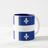 Combo Mok van de vlag van Quebec (Voorkant rechts)