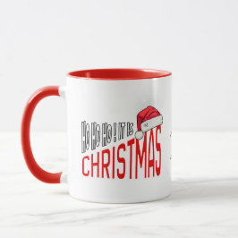 Combo Mug 11oz : It's Christmas (red) Mok