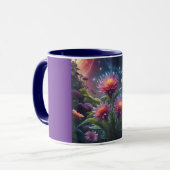 Combo Mug, 11oz (Twilight Flower-6) Mok (Voorkant links)