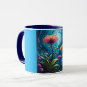 Combo Mug, 11oz (Twilight Flower-7) Mok (Voorkant links)