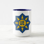 Combo mug 444 g wit/EU marien blauw Mok (Midden)