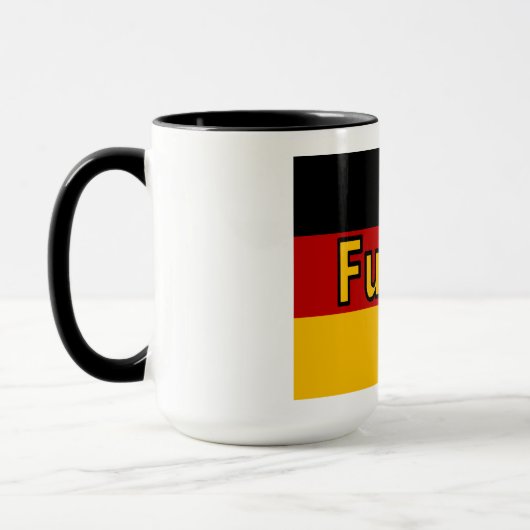 Combo Mug 444 ml wit/zwart DUITSLAND FOOTBALL Mok (Links)