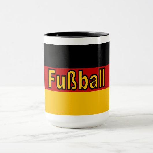 Combo Mug 444 ml wit/zwart DUITSLAND FOOTBALL Mok (Midden)