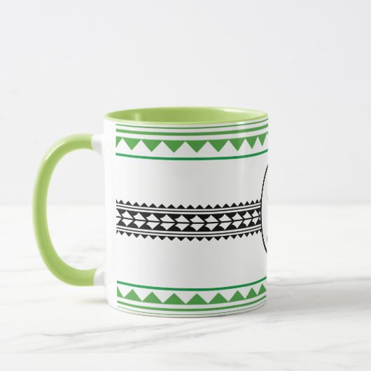 Combo mug Tribal cagou Groene Style Mok (Links)
