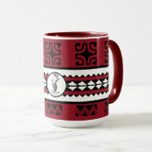 Combo mug Tribal Ethnic 44,3 ml Mok (Voorkant rechts)