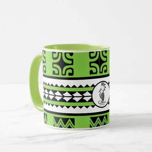Combo mug Tribal Ethnic Mok (Voorkant links)