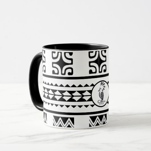 Combo mug Tribal Ethnic Mok (Voorkant links)