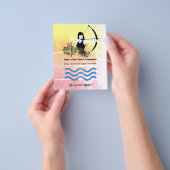 Combo Vrouw Archer, sterke vrouwen en Stemblauw Flyer (Hand)