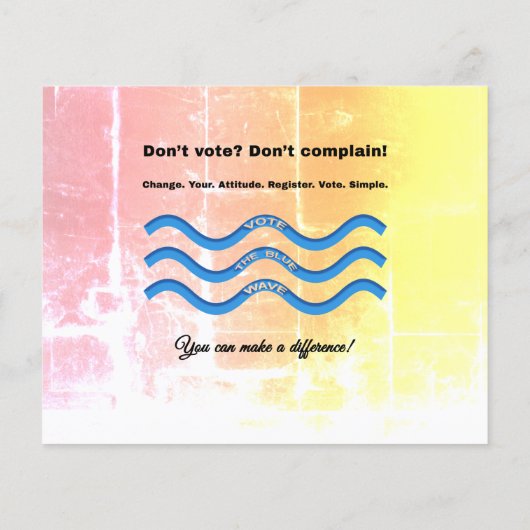 Combo Vrouw Archer; sterke vrouwen; Stemblauw Flyer (Achterkant)