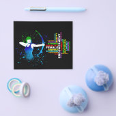 Combo Vrouw Archer; sterke vrouwen; Stemblauw Flyer (Enkel)