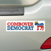 Combover Democraat —.png Bumpersticker (Op auto)