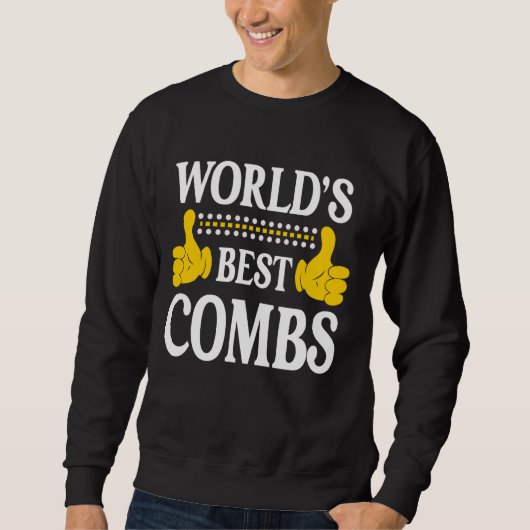 Combs Achternaam Funny Team Familie Achternaam Wor Trui (Voorkant)