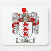 COMBS FAMILY CREST - COMBS COAT OF ARMS MUISMAT (Voorkant)
