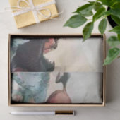 “Come A-Runnin” Westerse kunst van Maynard Dixon Tissuepapier (Geschenk)