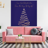 Come And Behold Him | Christmas Canvas Print (Insitu (Woonkamer))