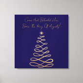 Come And Behold Him | Christmas Canvas Print (Voorkant)