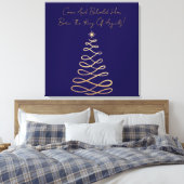 Come And Behold Him | Christmas Canvas Print (Insitu (Slaapkamer))
