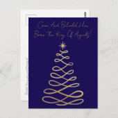 Come And Behold Him | Christmas Postcard Briefkaart (Voorkant / Achterkant)
