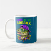 Come At Me Breaux Alligator Funny Mardi Gras Carni Koffiemok (Links)
