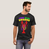 Come At Me Breaux Mardi Gras Crawfish Beads Men Wo T-shirt (Voorkant volledig)