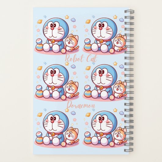 Come Come Cat And Doraemon Notitieboek (Achterkant)