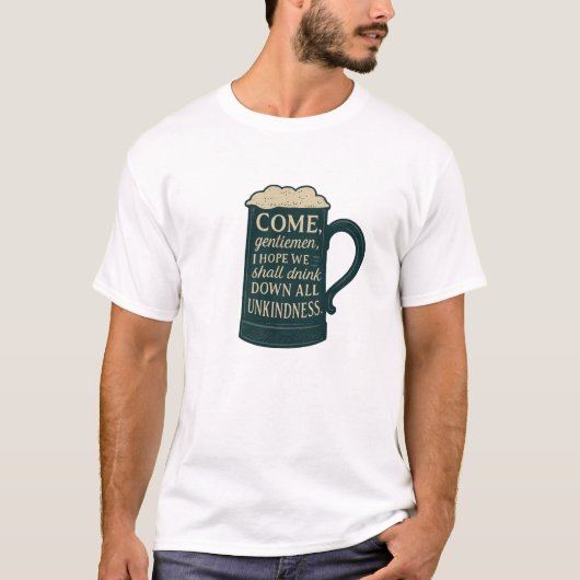 Come Gentlemen Stein  T-shirt (Voorkant)