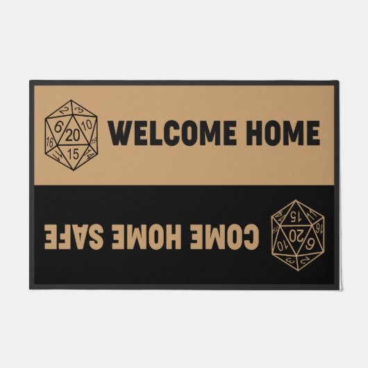 Come Home Safe And Welcome Home Doormat Deurmat (Voorkant)