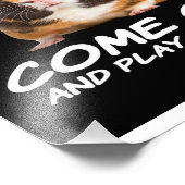 Come On And Play Bunny Foto Afdruk (Hoek)