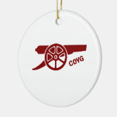 Come On You Gunners COYG Keramisch Ornament (Links)