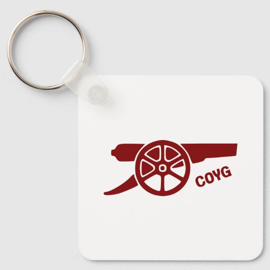 Come On You Gunners COYG Sleutelhanger (Voorkant)