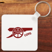 Come On You Gunners COYG Sleutelhanger (Achterkant)