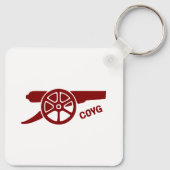 Come On You Gunners COYG Sleutelhanger (Achterkant)