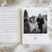 "COME RAIN OR SHINE" Foto Dank je wel kaart