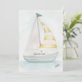 Come Sail Away Feestdagenkaart (Staand voorkant)