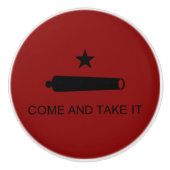 Come & Take It! Texas State battle Flag Keramische Knop (Voorkant)