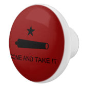Come & Take It! Texas State battle Flag Keramische Knop (Rechts)