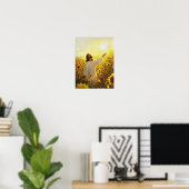 Come to His Light _ Sunflower Poster Bible Verse  (Thuiskantoor)