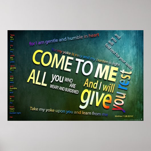 Come to me poster (Voorkant)