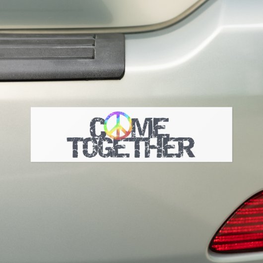 Come Together bumpersticker (Op auto)