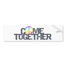 Come Together bumpersticker
