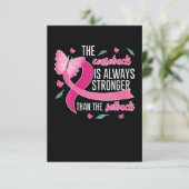 Comeback is altijd krachtiger borstkanker kaart (Staand voorkant)